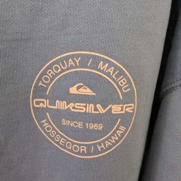 Women's Quicksilver Periwinkle Blue Sweat Shirt Size L - Picture 3 of 5